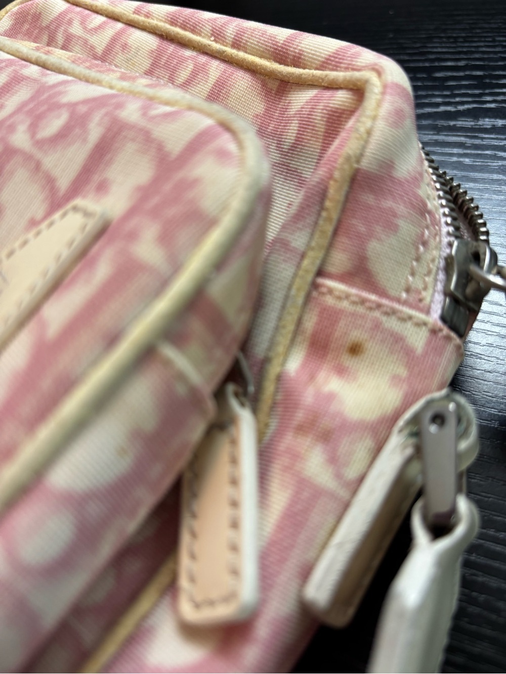 Vintage Christian Dior Pink Trotter No. 1 Crossbody Bag Galliano Era Project Bag - Picture 16 of 16